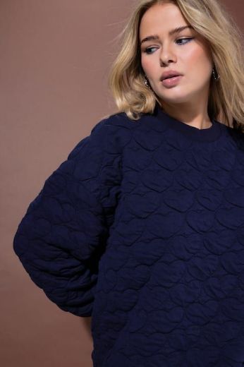 Moda za polnejše Haljina mini s printom srca plus velikost, xxl, Ulla Popken in Johann Popken (JP1880)