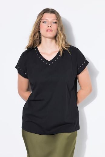 Moda za polnejše Majica kratkih rukava plus velikost, xxl, Ulla Popken in Johann Popken (JP1880)