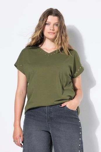 Moda za polnejše Majica kratkih rukava plus velikost, xxl, Ulla Popken in Johann Popken (JP1880)