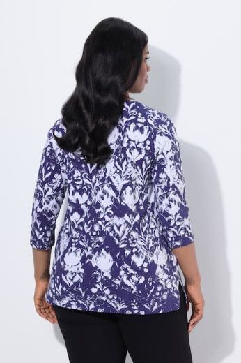 Moda za polnejše Majica 3/4 rukava A kroja plus velikost, xxl, Ulla Popken in Johann Popken (JP1880)