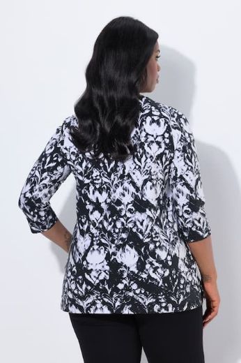 Moda za polnejše Majica 3/4 rukava A kroja plus velikost, xxl, Ulla Popken in Johann Popken (JP1880)