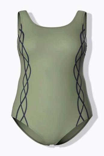 Moda za polnejše Kupaći kostim jednodijelni plus velikost, xxl, Ulla Popken in Johann Popken (JP1880)