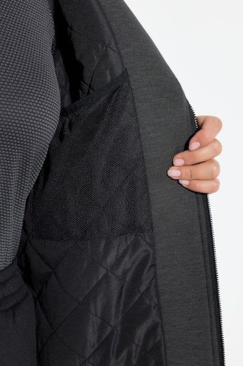 Moda za polnejše Majica sportska dugih rukava s patentnim zatvaračem i kapuljačom plus velikost, xxl, Ulla Popken in Johann Popken (JP1880)