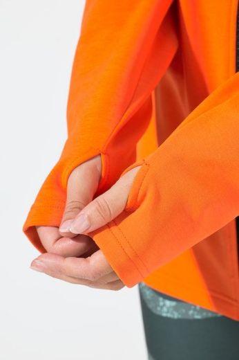 Moda za polnejše Majica dugih rukava s patentnim zatvaračem i kapuljačom plus velikost, xxl, Ulla Popken in Johann Popken (JP1880)