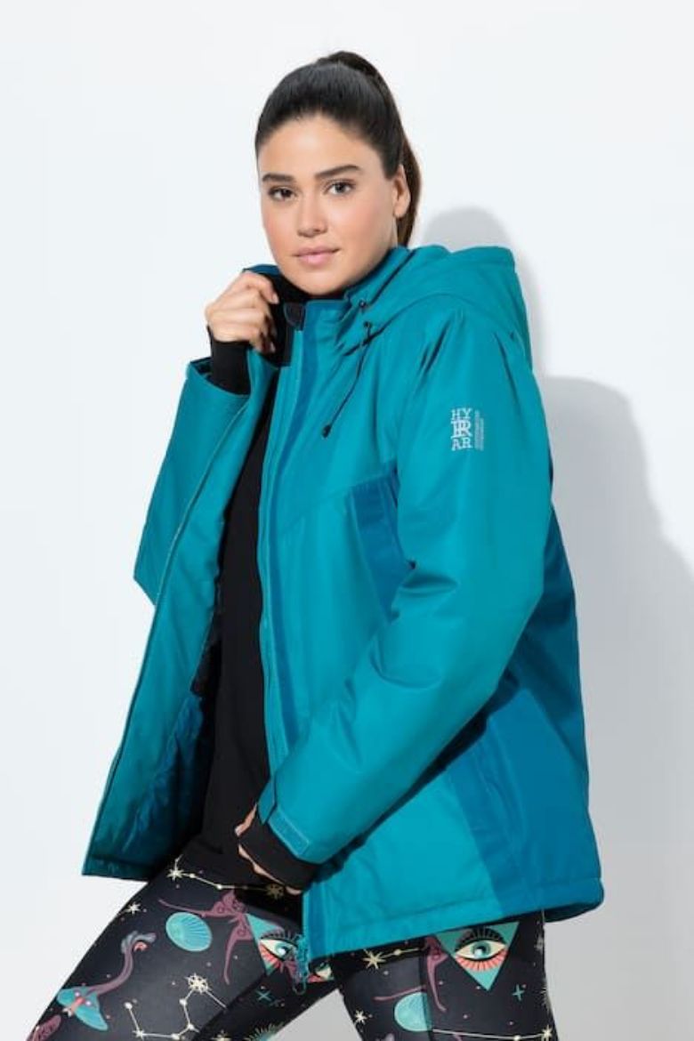 Moda za polnejše Jakna funkcionalna s kapuljačom plus velikost, xxl, Ulla Popken in Johann Popken (JP1880)