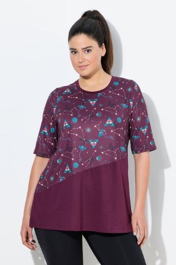 Moda za polnejše Majica kratkih rukava plus velikost, xxl, Ulla Popken in Johann Popken (JP1880)
