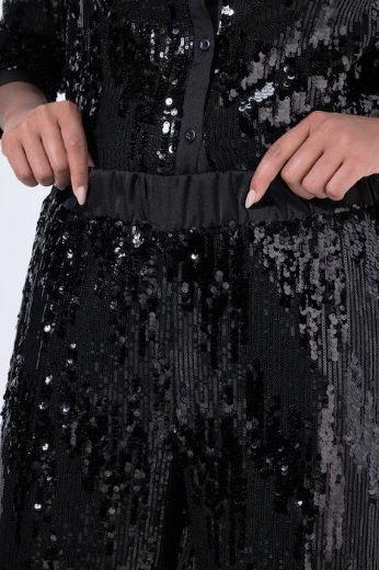 Moda za polnejše Hlače svečane širokih nogavica plus velikost, xxl, Ulla Popken in Johann Popken (JP1880)