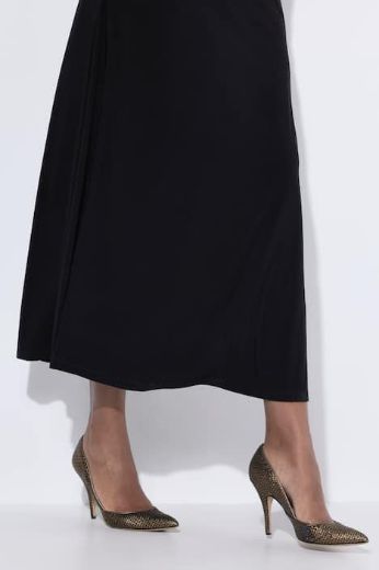 Moda za polnejše Haljina elegantna maxi bez rukava V ovratnika plus velikost, xxl, Ulla Popken in Johann Popken (JP1880)