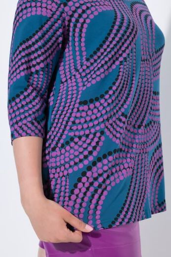Moda za polnejše Majica 3/4 rukava plus velikost, xxl, Ulla Popken in Johann Popken (JP1880)