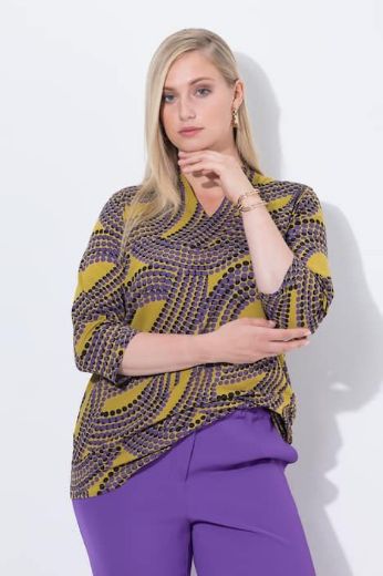 Moda za polnejše Majica 3/4 rukava plus velikost, xxl, Ulla Popken in Johann Popken (JP1880)