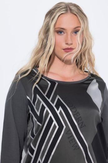 Moda za polnejše Majica dugih rukava plus velikost, xxl, Ulla Popken in Johann Popken (JP1880)