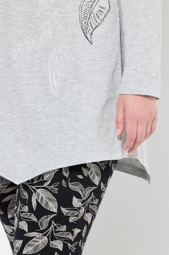 Moda za polnejše Majica dugih rukava plus velikost, xxl, Ulla Popken in Johann Popken (JP1880)