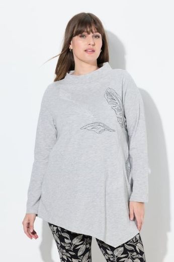 Moda za polnejše Majica dugih rukava plus velikost, xxl, Ulla Popken in Johann Popken (JP1880)