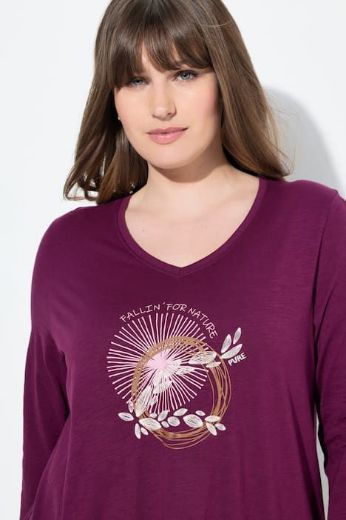 Moda za polnejše Haljina maxi 3/4 rukava plus velikost, xxl, Ulla Popken in Johann Popken (JP1880)