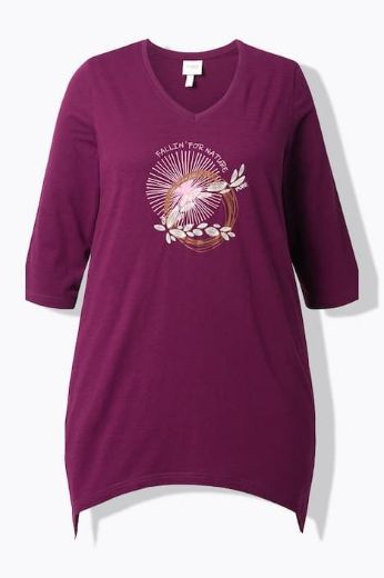 Moda za polnejše Haljina maxi 3/4 rukava plus velikost, xxl, Ulla Popken in Johann Popken (JP1880)