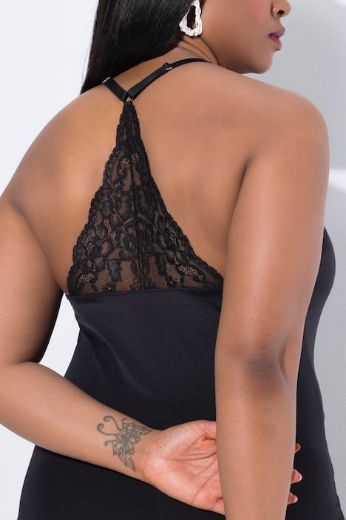 Moda za polnejše Kombine s ukrasnom čipkom plus velikost, xxl, Ulla Popken in Johann Popken (JP1880)