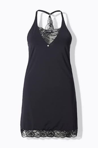 Moda za polnejše Kombine s ukrasnom čipkom plus velikost, xxl, Ulla Popken in Johann Popken (JP1880)