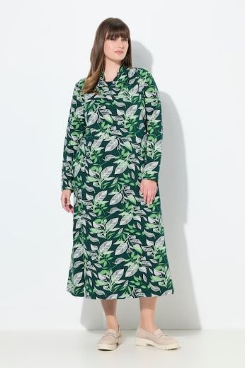Moda za polnejše Haljina maxi dugih rukava plus velikost, xxl, Ulla Popken in Johann Popken (JP1880)