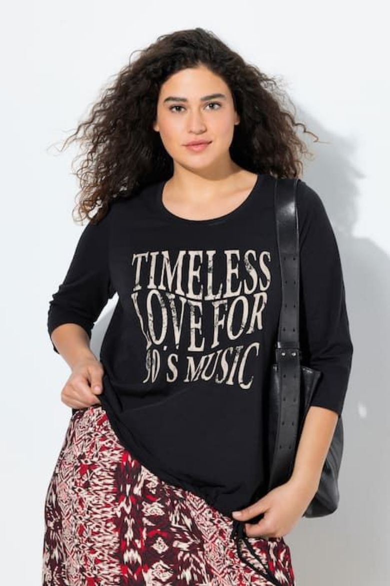 Moda za polnejše Majica 3/4 rukava plus velikost, xxl, Ulla Popken in Johann Popken (JP1880)