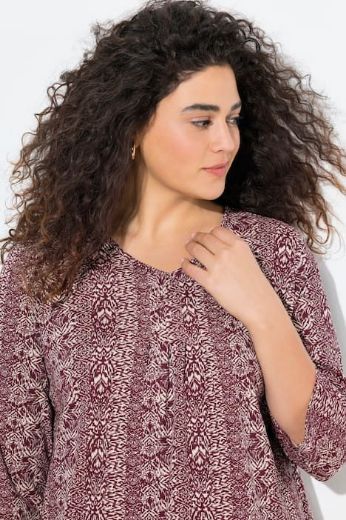 Moda za polnejše Majica 3/4 rukava A kroja plus velikost, xxl, Ulla Popken in Johann Popken (JP1880)