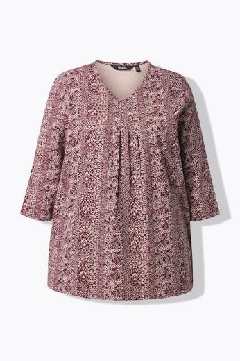 Moda za polnejše Majica 3/4 rukava A kroja plus velikost, xxl, Ulla Popken in Johann Popken (JP1880)