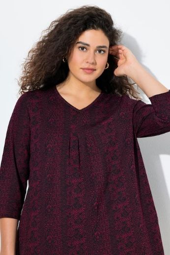 Moda za polnejše Majica 3/4 rukava A kroja plus velikost, xxl, Ulla Popken in Johann Popken (JP1880)
