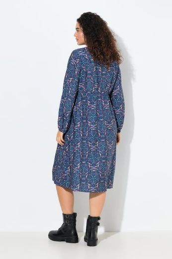 Moda za polnejše Haljina dugih rukava A kroja plus velikost, xxl, Ulla Popken in Johann Popken (JP1880)