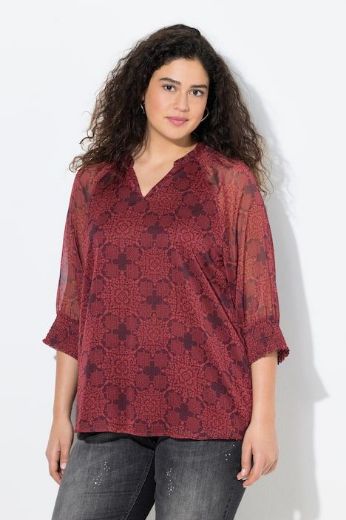 Moda za polnejše Tunika 3/4 rukava A kroja plus velikost, xxl, Ulla Popken in Johann Popken (JP1880)
