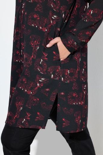 Moda za polnejše Bluza dugih rukava dužeg kroja plus velikost, xxl, Ulla Popken in Johann Popken (JP1880)