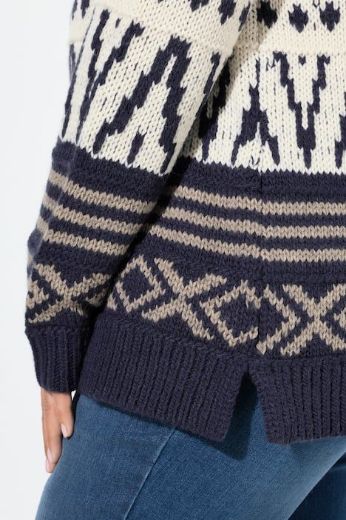 Moda za polnejše Pulover plus velikost, xxl, Ulla Popken in Johann Popken (JP1880)