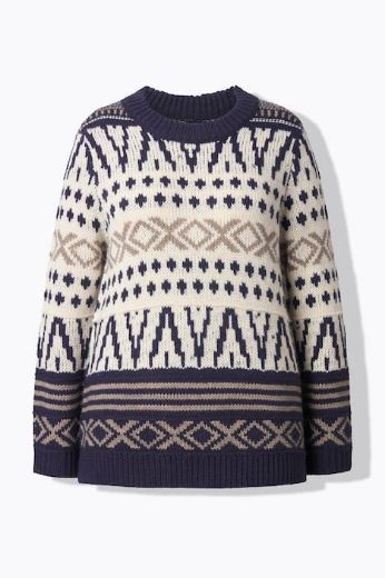 Moda za polnejše Pulover plus velikost, xxl, Ulla Popken in Johann Popken (JP1880)