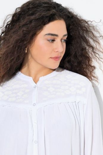 Moda za polnejše Bluza dugih rukava A kroja plus velikost, xxl, Ulla Popken in Johann Popken (JP1880)