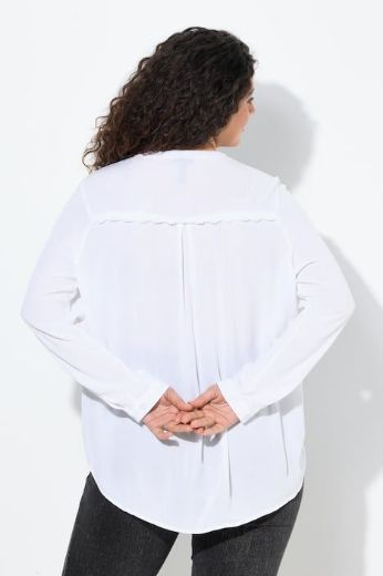 Moda za polnejše Bluza dugih rukava A kroja plus velikost, xxl, Ulla Popken in Johann Popken (JP1880)