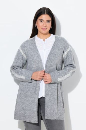 Moda za polnejše Kardigan dugih rukava dužeg kroja plus velikost, xxl, Ulla Popken in Johann Popken (JP1880)