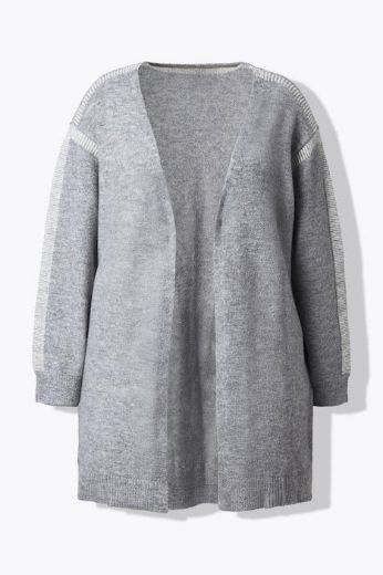 Moda za polnejše Kardigan dugih rukava dužeg kroja plus velikost, xxl, Ulla Popken in Johann Popken (JP1880)
