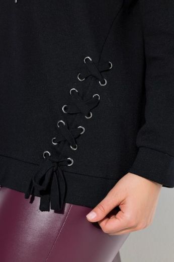 Moda za polnejše Majica dugih rukava s kapuljačom plus velikost, xxl, Ulla Popken in Johann Popken (JP1880)
