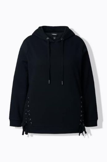 Moda za polnejše Majica dugih rukava s kapuljačom plus velikost, xxl, Ulla Popken in Johann Popken (JP1880)