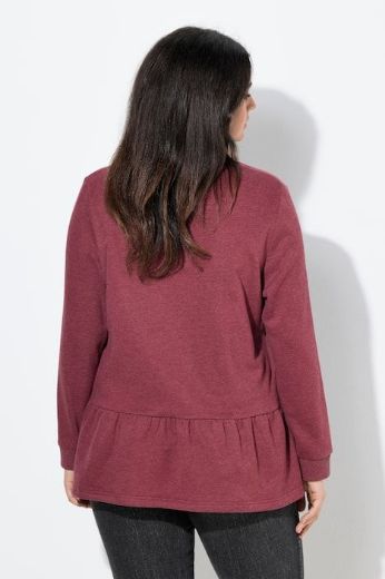 Moda za polnejše Majica dugih rukava na volane plus velikost, xxl, Ulla Popken in Johann Popken (JP1880)