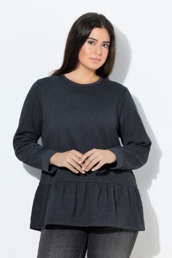 Moda za polnejše Majica dugih rukava na volane plus velikost, xxl, Ulla Popken in Johann Popken (JP1880)