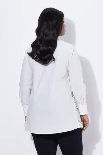 Moda za polnejše Bluza elegantna dugih rukava A kroja plus velikost, xxl, Ulla Popken in Johann Popken (JP1880)
