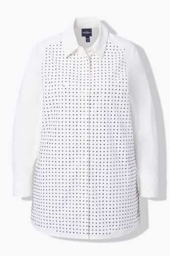 Moda za polnejše Bluza elegantna dugih rukava A kroja plus velikost, xxl, Ulla Popken in Johann Popken (JP1880)