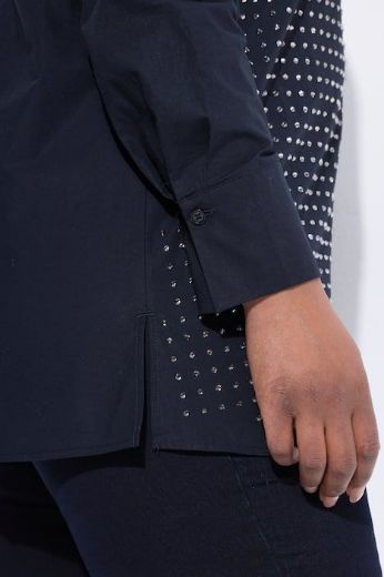 Moda za polnejše Bluza elegantna dugih rukava A kroja plus velikost, xxl, Ulla Popken in Johann Popken (JP1880)