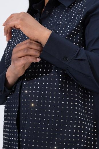 Moda za polnejše Bluza elegantna dugih rukava A kroja plus velikost, xxl, Ulla Popken in Johann Popken (JP1880)