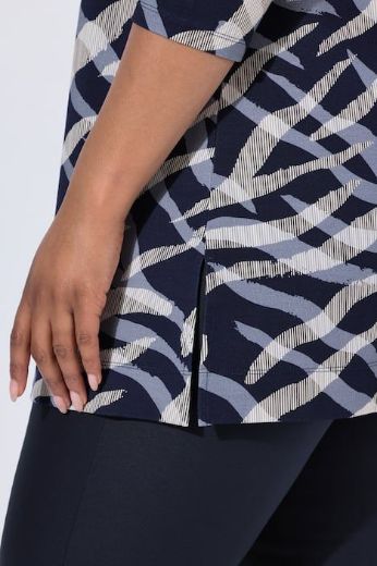 Moda za polnejše Majica 3/4 rukava A kroja plus velikost, xxl, Ulla Popken in Johann Popken (JP1880)