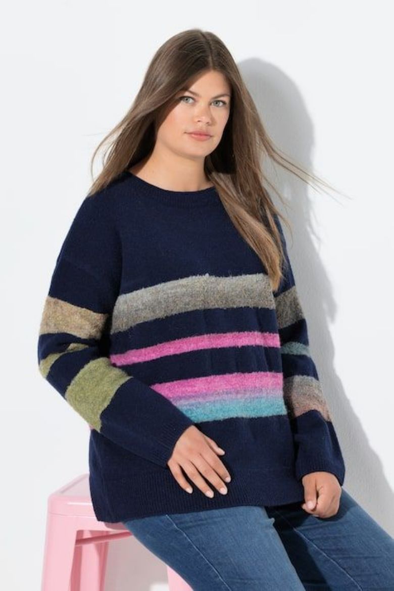 Moda za polnejše Pulover dugih rukava plus velikost, xxl, Ulla Popken in Johann Popken (JP1880)