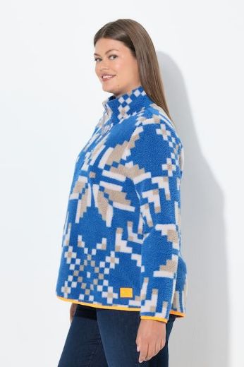 Moda za polnejše Majica dugih rukava od flisa plus velikost, xxl, Ulla Popken in Johann Popken (JP1880)