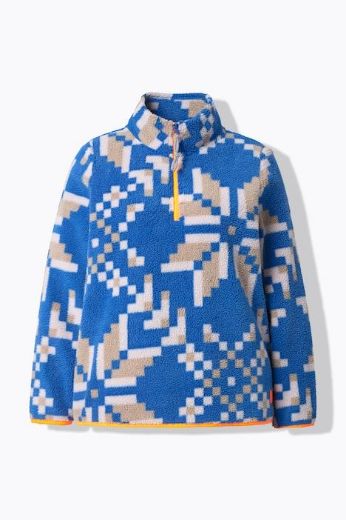 Moda za polnejše Majica dugih rukava od flisa plus velikost, xxl, Ulla Popken in Johann Popken (JP1880)
