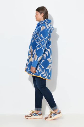 Moda za polnejše Majica dugih rukava s patentnim zatvaračem i kapuljačom plus velikost, xxl, Ulla Popken in Johann Popken (JP1880)