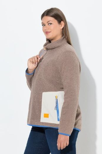 Moda za polnejše Majica dugih rukava od flisa plus velikost, xxl, Ulla Popken in Johann Popken (JP1880)