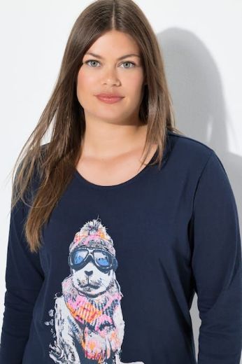 Moda za polnejše Majica dugih rukava plus velikost, xxl, Ulla Popken in Johann Popken (JP1880)